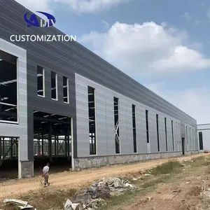 Wide Span Storage House Prefabricated Steel Structure Warehouse Building Steel Structure Prefab House - Shijiazhuang Aijinger Trading Co., Ltd. - China