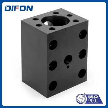 Precision CNC Machining Services for Custom Hydraulic Manifold Blocks OEM Aluminum Steel Valve Body Manufacturing with Tight Tolerance Control - Qingdao Difon Machinery CO., LTD. - China