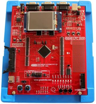 GSAS ARM 9 (LPC2929) Evaluation Boards Leds Eight Brand GSAS Switches Three Power Source Usb Debugging Interface Jtag Programming Interface - Sri Embedded Systems - India