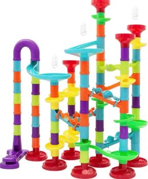 Marble Run Set for Kids Marble Track Maze Race Games 113PCS Construction Building Blocks Toys Stem Learning Toy - Market Union Co. Ltd. - China