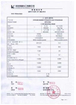 EDTA-4NA - Baoding Kaiyue Chemicals Co.,Ltd - China