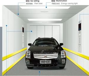 Car Elevator High Quality Car Lift with CE Origin China Speed 0.25m/S Model NO. TQJ HS Code 842810 Persons 6 - 10 Capacity 3000kg - GENERAL ELEVATOR CO., LTD. - China