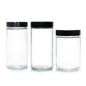 Elegant Clear Glass Storage Jars with Lids for Kitchen Organization - Anhui Creative Packaging Technology Co., Ltd. - China