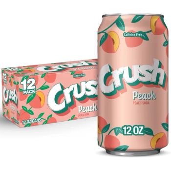 CRUSH PEACH CN, 12OZ/12PKX2 - A&A FOOD DISTRIBUTORS - United States