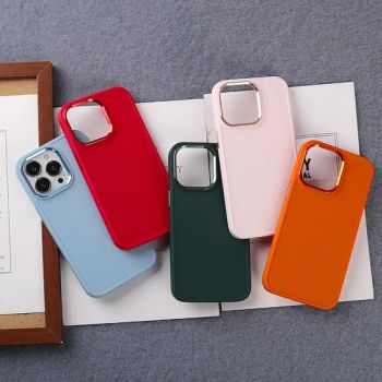 New Designer 3 in 1 Metal Lens Button Colorful Cases Shockproof Mobile Phone Covers for I Phone 14 13 PRO Max - Guangzhou Ourui Electronic Co., Ltd. - China