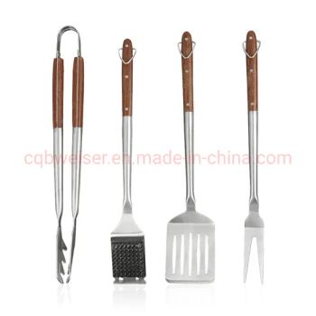 Stainless Steel Rosewood Grill Set BBQ Grill Barbecue Tools Set - Chongqing Bweiser Industry Company Limited - China