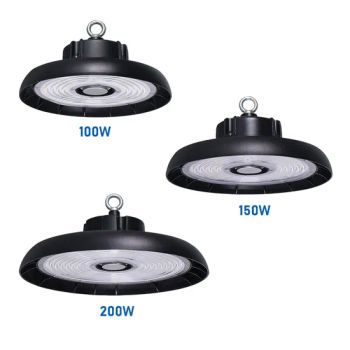 Indoor Industrial Explosion Proof Lighting 100W 150W 200W 300W IP65 Warehouse UFO Linear LED High Bay Light for Workshop - Foshan Kaicheng Lighting Co., Ltd. - China