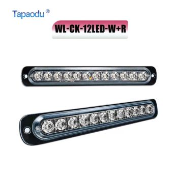 12 LED Red & White Strobe Flashing Light - Emergency Warning for Trucks, off-Road & Construction Vehicles - Foshan Nanhai Yiyuan Electric Appliances&Hardware Co., Ltd. - China