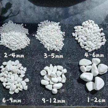 Bulk Natural Stone Pebbles in Black for Park Use - Lingshou Chuangwei Mineral Products Processing Factory - China