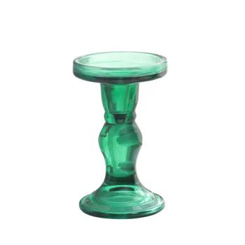 Green Candlesticks Holders /Pillar Taper Candles Tealight Stand for Wedding Centerpieces Home Decorations - Wuxi Hengpei Import & Export Co., Ltd. - China