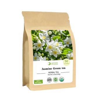 Organic Jasmine Pearl Green Tea Flower Tea Grade Top Trademark OEM Packaging Bag Model NO. OEM Ingredients No Style Bagged Tea - Anhui Jiahong Health Industry Co., Ltd - China