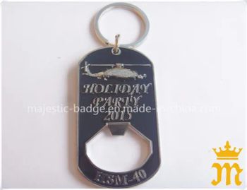 Customized Zinc Die Cast Silver Plating Bottle Opener Feature 3D Color Silver Material Metal Plating Silver Specification - Majestic Giftware Co., Ltd. - China