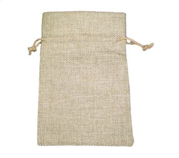 Natural Hessian Gift Storage Pouches Drawstring Burlap Jute Candle Holder Bags - Xiamen Top Green Bags Co., Ltd. - China