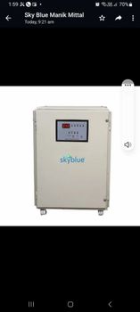 Single Phase SKYBLUE STABILIZER Capacity 5 KVA Phase Single - Aditya Refrigeration - India