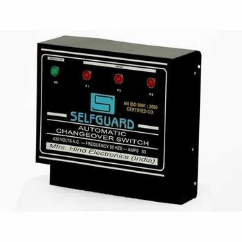 63 Amps Selfguard Automatic Changeover Switch, 430 V Frequency 50 Hz Brand Selfguard Phase Single Phase Power/Voltage 430 - Aeromax - India