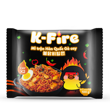K-Fire Korean Mixed Noodles with Spicy Chicken - Tribeco Co., Ltd - Vietnam
