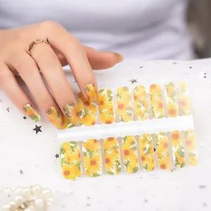 Waterproof Flower Nail Stickers Decals for Nail Beauty Art - Guangzhou Sunsmerald Technology Co., Ltd - China