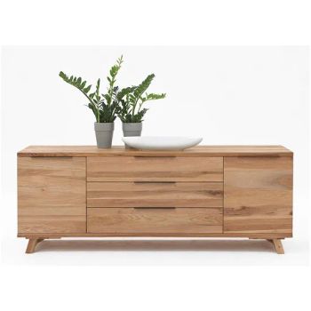 Chinese Solid Wood Antique Furniture Teak Wood Veneer Finish Art Sideboard with Drawer - Hebei Xingdong International Trade Co., Ltd. - China