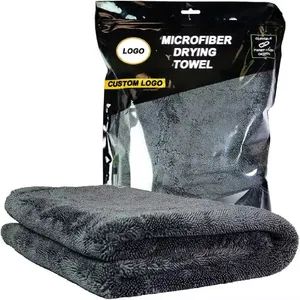 Custom 1200GSM 1400GSM 1600GSM Microfiber Car Wash Towel Micro Fiber Cleaning Cloth Car Drying Towel for Car Wash - Zhangjiagang Tianrun Auto Accessories Co., Ltd. - China