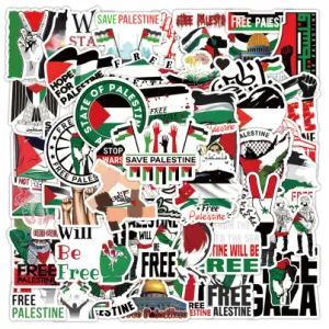 Palestine Flag Stickers Inkless Waterproof Palestine Stickers Clearly Printed Car Stickers - Zhongshan Xiaolan Lianxin Gifts & Arts Factory - China