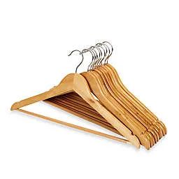 Wood Suit Hangers in Blonde OEM Yes MOQ 1000 Trademark FD Origin Jiangsu Model NO. NF8025 HS Code 44211000 Certification - Suzhou Fairy Daily Products Co., Ltd. - China