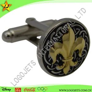 China Factory Wholesale Custom Fashion Metal Cuff Link Shape 2D Origin China Trademark OEM Sample 10 Days HS Code - LOGOJETS INTERNATIONAL LTD. - China