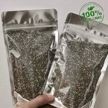 100%PURE BLACK CHIA SEEDS VEGAN with ORGANIC Seeds Omega-3 - AGROPECUARIA ESTRELA LTDA - Brazil