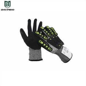 Anti-Stabbing and Anti-Cutting Fire Rescue TPR Shock-Absorbing Riding Oil Field Impact Gloves En388 - Baymro Safety China Co., Ltd. - China