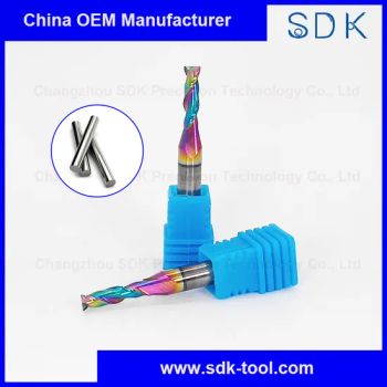Customized Special Double Flutes Square Corner Radius CNC Milling Tools for Copper and Aluminium - Changzhou SDK Precision Technology Co., Ltd. - China