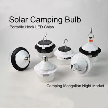 New Arrivals 50W 80W Energy Saving Battery Light Tent Yurt Garden Campsite Charging Light Bulb Portable LED Camping Light - World-Dawn Lighting Co., Limited - China