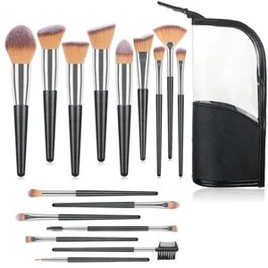 Premium Synthetic Foundation Brush Blending Face Powder Blush Concealers Eye Shadows Make up Brushes Kit 16 PCS Makeup Brush Set - NINGBO AOVEA IMPORT & EXPORT CO., LTD. - China