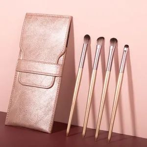 4PCS Mini Eye Makeup Tools Soft Hairs Travel Make up Blending Eye Makeup Brush Sets - Shenzhen MyColor Cosmetics Co., Ltd. - China