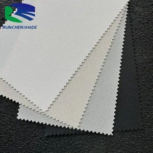Sunscreen Double Blackout Roller Blinds Origin China Style Motorized Model NO. RC-G6 Trademark Runchen Material - Shouguang Runchen Environmental Protection Technology Co., Ltd. - China