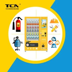 Tcn Fluorescent Vests Plastic Goggles Vending Machine Gloves PPE Vending Machine - Hunan TCN Vending Machine Co., Ltd. - China