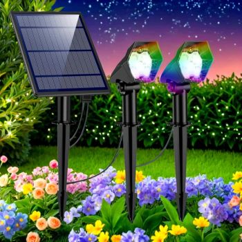 House Garden RGB Outdoor LED Solar Wall Lights Wat 5 Power 3W Trademark YC Origin China Usage Garden IP Rating IP65 Waterproof - Guangzhou Yi Can Lighting Co.,Ltd - China