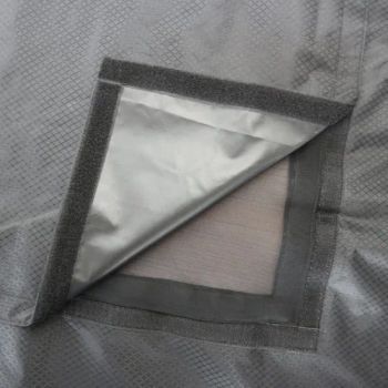 300d Polyester Blackout Blind Curtain with a Air Flow Mesh Window - Wujiang Sarytex Co., Ltd. - China
