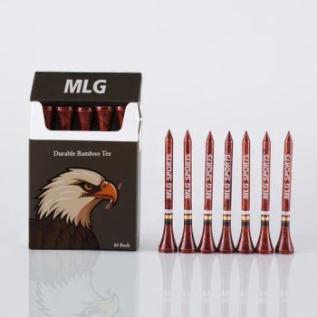 Bulk Wooden Golf Tees Multi Color Golf Tees 70mm 83mm Cheap OEM Customized Logo Golf Tee - Xiamen Mlg Sports Equipment Co., Ltd. - China