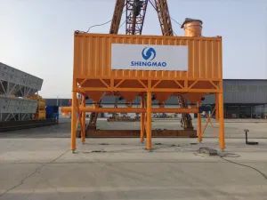 120t Double Layer Container Horizontal Cement Silo for Portland Cement - HENAN SHENGMAO MACHINERY CO., LTD. - China
