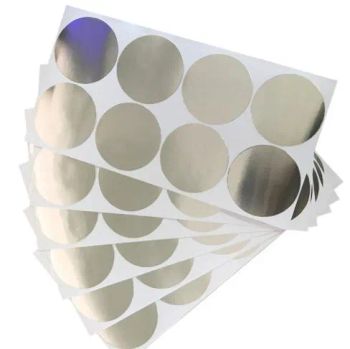 Factory Wholesale High Quality Aluminum Foil Stickers Gold Foil Stickers High-Grade Cosmetics Stickers - Foshan Kuliwei Industrial Material Co., Ltd. - China