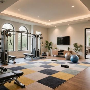 Fitness Center Custom Pattern Design Anti-Slip Nylon Wall to Wall Floor Gym Carpet - Blossom Carpet Co., Ltd. - China