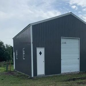 Steel Structure Automotive Garages and Secure Storage Sheds Building - Quanzhou Ridge Steel Structure Co., Ltd. - China