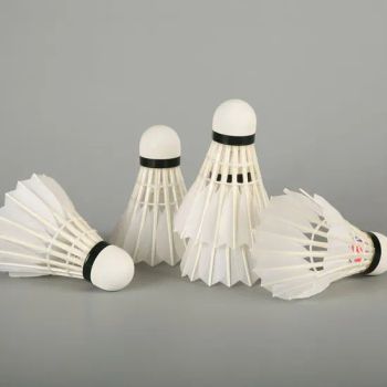 Ling Mei Badminton Shuttlecock Whole Wood 74-79 Speed Strong 12PCS/Tube 50Tubes/Carton - Anhui Lingmei Sporting Goods Co., Ltd. - China