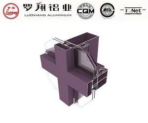 Moderate Price OEM Service Waterproof Fireproof Curtain Wall Alumium Profiles - Luoxiang Aluminium Co., Ltd. - China