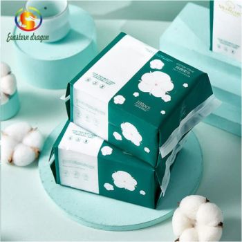 disposable natural soft cotton logo tissue paper custom facial tissues - Qingdao Eastern Dragon Pulp& Paper Co., Ltd. - China