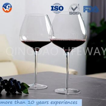 13 5oz Classic Clear Wine Goblets Glasses Set of 6 for Water Juice Liquor Wine Cups - QINGDAO LIFEWAY IMP&EXP CO., LTD - China