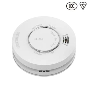 Main Power 10 Year Life Smoke Alarm Detector with DC 9V Battery Backup - Zhejiang Jiaboer Electronic Technology Co., Ltd. - China