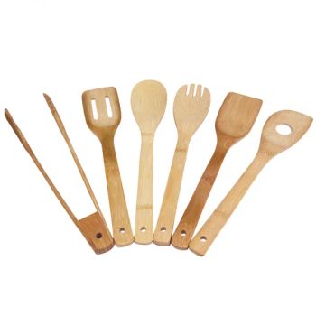 Portable Bamboo Cooking Utensils for Outdoor BBQ Adventures OEM Yes Color Natural Origin Fujian Food Safe Yes Style Non-Stick - Fuzhou Green Life Technology Co., Ltd - China