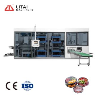 Forming Cutting Stacking One Line Plastic Food Containers Boxes Thermoforming Machine - Pingyang Litai Machinery Co., Ltd. - China