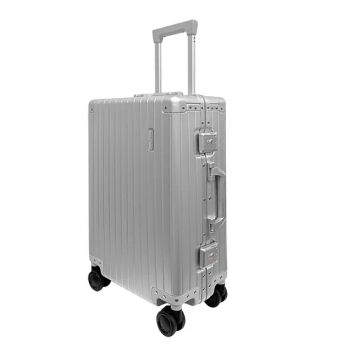 Fully Aluminum Hardshell Wheeled Trolley Luggage Business Travel Draw-Bar Boarding Suitcase Box Case - Yue Xin International Industry Limited - China