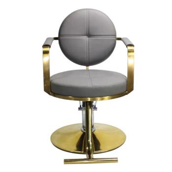 High Quality Barber Shop Furniture Barber Chairs Color Grey Trademark CE Condition New Model NO. 080 Folded Unfolded Armrest With - Hangzhou Mingchen Furniture Co., Ltd. - China